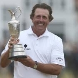 Mickelson Loosens Grip on Throat, Tightens It on Claret Jug