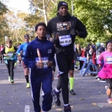 Crossing The Line: NYC Marathon Finishers Get Blocked By Dikembe Mutombo