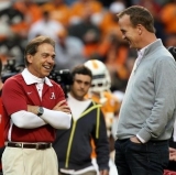 Nick Saban and Peyton Manning