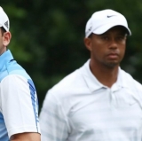 Sergio Garcia and Tiger Woods