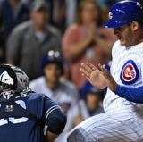 Anthony Rizzo Completely Blows Up Padres Catcher