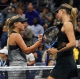 This Sharapova-Kenin Volley Highlighted the Night