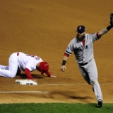 Red Sox Pick Off a Win in Game Four