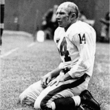 Bloodied, maybe, but not concussed. Less gear.
