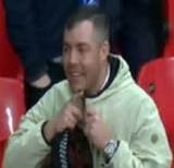 Millwall yobbo copping copper's cap